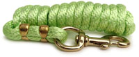  Poly Lead Rope-solid brass